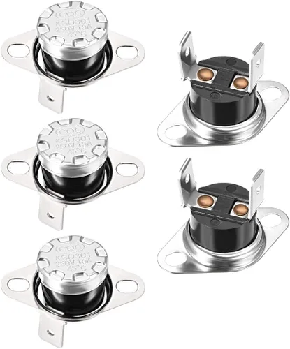 Miniatura 25 de uxcell KSD301 Termostato 104.0 °F/104°F 10A N.C Ajustar interruptor de temperatura de disco rápido para microondas, horno, cafetera 2 piezas