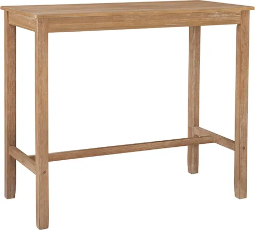 Miniatura 20 de Linon Claridge - Mesa de bar negra de 36 pulgadas de altura