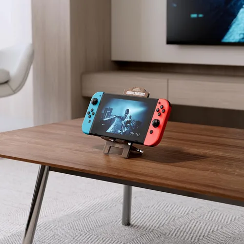 Miniatura 4 de Bonito y artístico soporte para teléfono celular para escritorio, soporte multifuncional para teléfonos, iPads, interruptor, Kindle y consolas