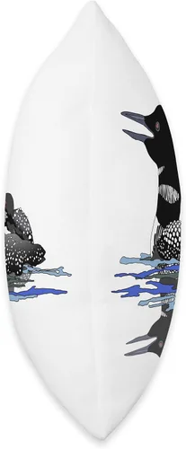 Miniatura 2 de Zodiart Calling Loon - Almohada (16 x 16 pulgadas), multicolor
