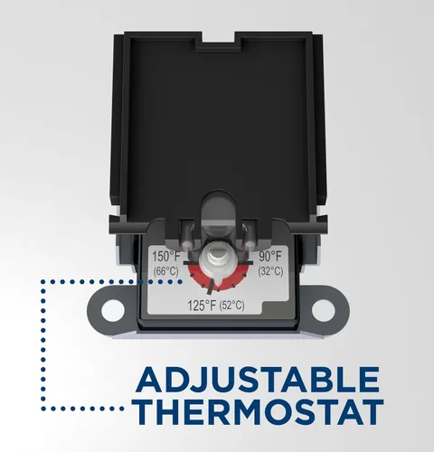 Miniatura 5 de GE Appliances 2.5 galones, calentador de agua de minitanque versátil con termostato ajustable, se instala fácilmente debajo del fregadero, 120v
