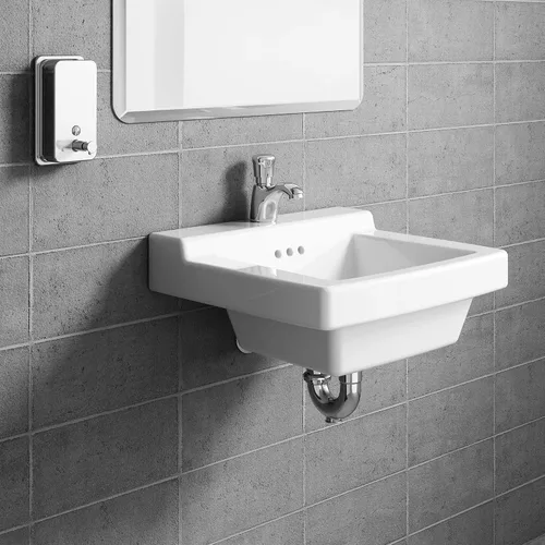 Miniatura 2 de American Standard 1340109.002 Grifo dosificador de grifo pilar con caño extendido, 1.0 GPM, cromo pulido