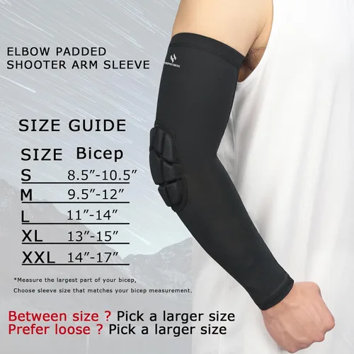 Miniatura 2 de 2 piezas acolchadas coderas de compresión para brazo de apoyo protector