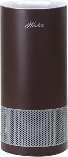 Hunter HP450UV - Purificadores de aire redondos para el hogar, torre purificadora de aire HEPA verdadera para mascotas, olores, alérgenos, humo,