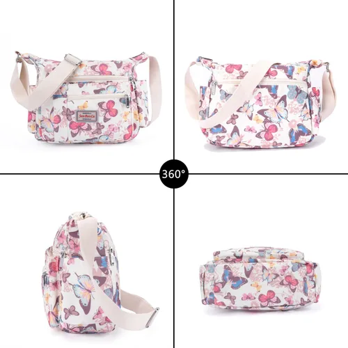 Miniatura 2 de Bolso de hombro para mujer, con múltiples bolsillos, bolso cruzado con asa superior