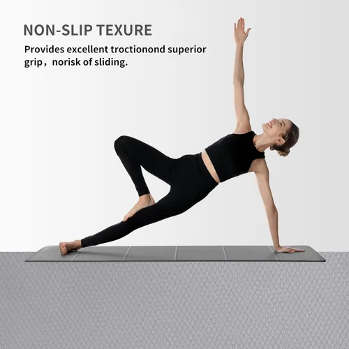 Miniatura 5 de PROIRON Esterilla de Yoga Plegable 0.24"/0.16" para Entrenamiento en Casa y Viajes, Esterillas de Yoga de Viaje Antideslizantes con Bolsa