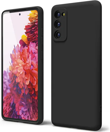 Miniatura 358 de oakxco Funda para teléfono Samsung Galaxy S21 Ultra con agarre de silicona líquida, bonita funda delgada y delgada de goma suave de TPU lisa