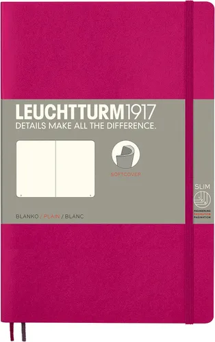 Miniatura 38 de LEUCHTTURM1917 - Cuaderno de tapa blanda de tapa blanda B6+ - 123 páginas numeradas para escribir y escribir en diario (Doted, Sage)
