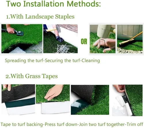 Miniatura 7 de Alfombra de césped artificial para perros para interiores y exteriores, tamaños personalizados, césped artificial para mascotas, alfombra de césped
