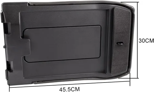 Miniatura 2 de CHEDA Kit de reparación de reposabrazos de consola central con pestillo gris oscuro compatible con Chevy Silverado 1999-2007/Compatible con Chevy
