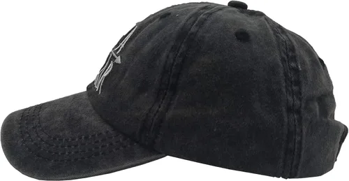 Miniatura 5 de OASCUVER Gorro de béisbol de algodón ajustable con diseño de mamá y papá