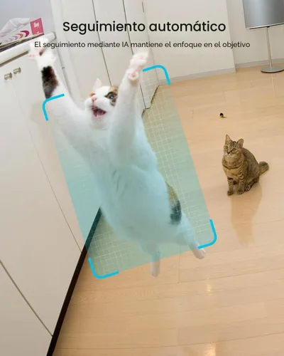 Miniatura 4 de virtavo Cámara WiFi de Seguridad XD1 para Interiores, No Requiere Suscripción, Monitor de Bebé y Cámara para Mascotas PTZ de Lente Dual 360°