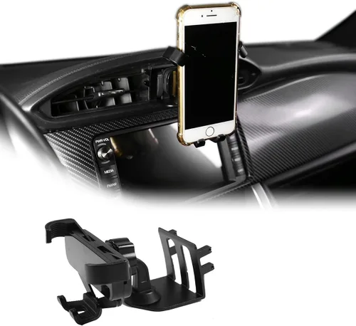 Soporte de teléfono estabilizador antivibraciones ajustable de aleación de aluminio para Subaru BRZ Toyota 86 2013-2022 Soporte de teléfono de