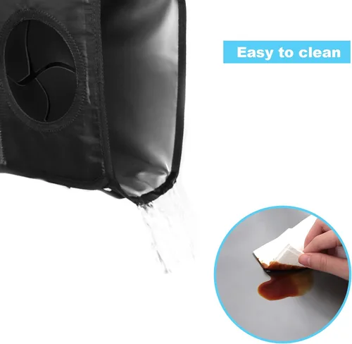 Miniatura 6 de Bolsa de basura impermeable para automóvil, basurero impermeable con tapa para asiento delantero de SUV, multiusos, para colgar en reposacabezas
