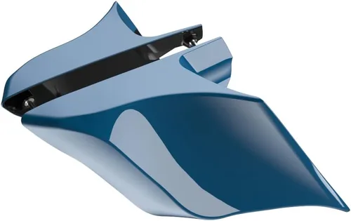 Miniatura 80 de Advanblack Barracuda - Cubiertas laterales estiradas plateadas (brillantes), paneles extendidos para Harley Touring Street Glide Road Glide Electra