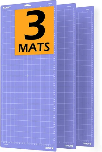 Miniatura 16 de Xinart Alfombrillas de corte para Cricut Maker 3/Maker/Explore Air 2/Air/One (agarre ligero + agarre estándar, 12 x 12 pulgadas) Alfombrillas