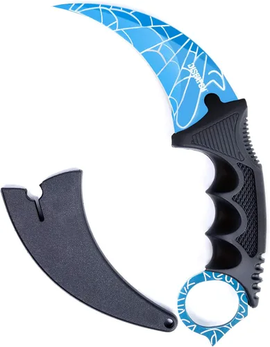 Miniatura 12 de Dispatch Karambit - Cuchillo táctico de hoja fija para acampar, cuchillo de caza al aire libre, cuchillos de tienda con funda y cable, adecuado