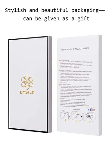Miniatura 5 de DYSILK Pestañas postizas naturales - Pestañas de visón 5 pares 6D Pack de pestañas postizas Wispy - Kit de extensión de pestañas postizas 5 pares-02