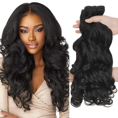 Miniatura 54 de Extensiones de cabello con clip de 12 pulgadas, rizado birmano, negro natural, extensiones de cabello con clip rizado birmano, cabello humano real