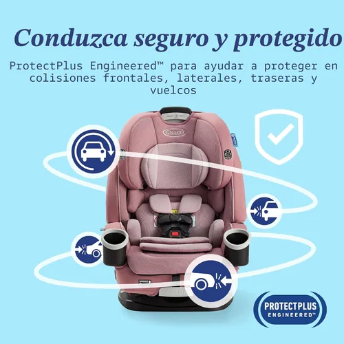 Miniatura 5 de Graco 4Ever DLX 4 en 1 Asiento de automóvil Asiento de automóvil para bebés a niños pequeños, Maven, adaptable para 10 años de uso, tamaño: 20 x