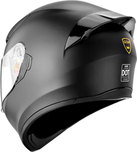 Miniatura 4 de Casco de motocicleta Bluetooth, negro mate