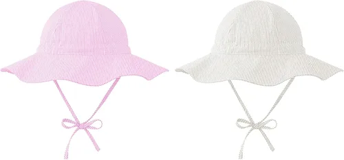 Zando Sombrero de sol para bebé, UPF 50+, protección solar, sombreros para niños y niñas, sombrero de playa de ala ancha, sombrero de cubo para