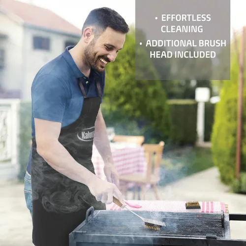 Miniatura 6 de Kaluns Accesorios para Barbacoa, Regalos para Papá para Navidad, Regalos para Barbacoa, Juego de Herramientas para Barbacoa de Acero Inoxidable