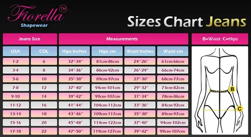 Miniatura 9 de Fiorella Shapewear Levantador de glúteos para mujer, pantalones vaqueros de cintura alta push up negro Levanta Cola Pantalones Colombianos 516BB