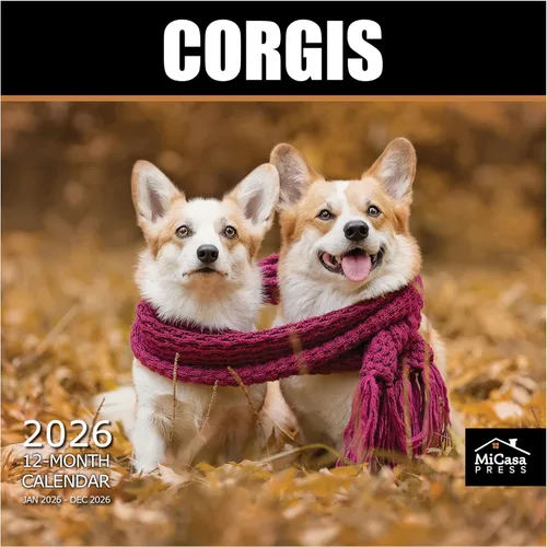 Miniatura 47 de MICASA PRESS Beagles - Calendario de pared 2026 de 12 meses 12 x 24 pulgadas abierto Papel grueso y resistente Regalo Lindo calendario
