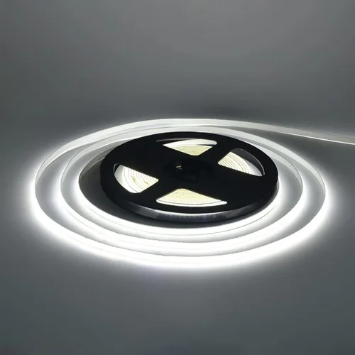 Miniatura 3 de Tira LED COB de 13.1 pies/13.1 ft, USB 5 V 320 LEDs/M Tira LED flexible regulable 6500 K Luz diurna blanca COB LED Banda LED no impermeable Tira