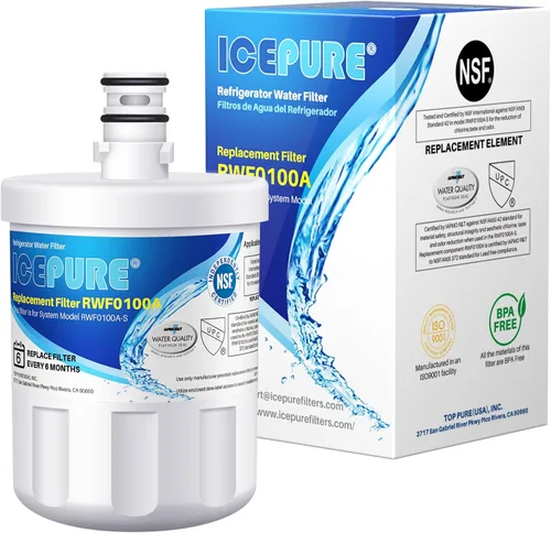 ICEPURE 5231JA2002A Filtro de agua para refrigerador, Compatible con LG LT500P, ADQ72910911, GEN11042FR-08, ADQ72910901, ADQ72910907, LFX25974ST,