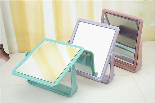 Miniatura 3 de Espejo de mesa Super HD con soporte plegable - Espejo de maquillaje de mano libre/de mano