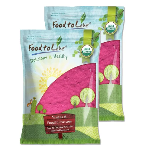 Miniatura 9 de Food to Live Jugo de fruta del dragón orgánico en polvo, 6 onzas, sin OMG, Pitaya roja en polvo, vegano, a granel. Contiene maltodextrina. Rico