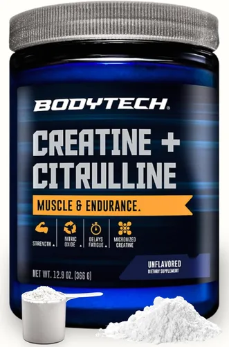 Miniatura 12 de BODYTECH Polvo de Monohidrato de Creatina 100% Puro - Micronizado para Máxima Absorción - Apoya la Fuerza Muscular y Potencia de Salida - Sin Sabor