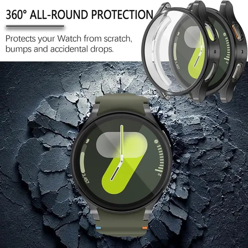 Miniatura 5 de Funda para Samsung Galaxy Watch 7 de 1.575 pulgadas, protector de pantalla flexible y suave de TPU para accesorios Galaxy Watch 7