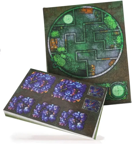 Miniatura 15 de DUNGEON CRAFT Battlemaps - Juego de mesa, alfombrilla de batalla para Calabozos y Dragones, alfombrilla DND laminada brillante de doble cara