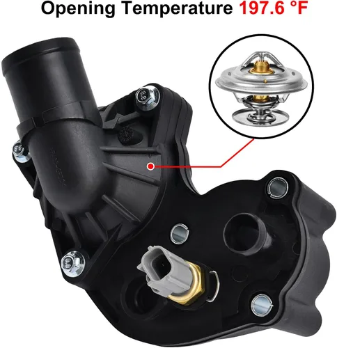 Miniatura 3 de Kit de montaje de carcasa de termostato EVIL ENERGY, 2L2Z8592AA, Compatible con Explorer Sport 2002-2010 y Mercury Mountaineer V6 4.0L