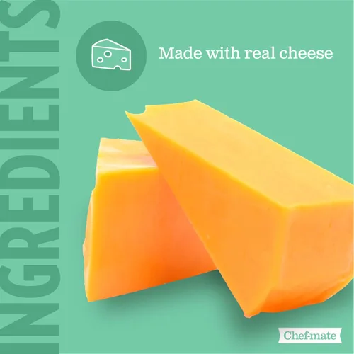 Miniatura 5 de Chef-mate Salsa básica de queso cheddar, comida enlatada para macarrones con queso, 6 libras 10 onzas (#10 lata a granel)