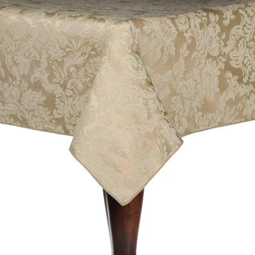 Miniatura 12 de Ultimate Textile Miranda - Mantel rectangular de damasco (70 x 144 pulgadas), color burdeos