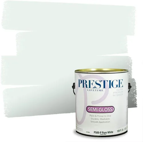 Miniatura 99 de PRESTIGE Pintura interior e imprimación en uno, salpicaduras acuosas, cáscara de huevo, 1 galón