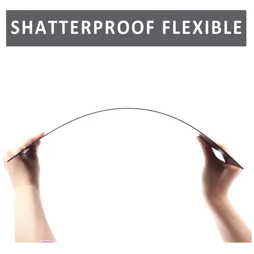 Miniatura 4 de Hojas de plástico ABS blanco de 16 x 12 pulgadas x 1/8 pulgadas de grosor, flexibles que el plexiglás moldeables que la lámina acrílica, paneles