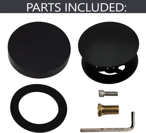 Miniatura 2 de Westbrass D50RE-62 - Moldura de repuesto para ensamblajes de desagüe de baño de accionamiento por cable, se adapta a apertura de 1-1/2 pulgadas