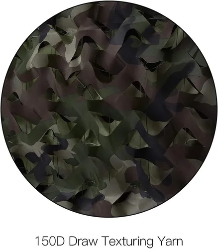 Miniatura 5 de HYOUT Red de camuflaje en rollo a granel, malla de camuflaje para cepos de caza, ghillie, sombrillas, camping, decoración para fiestas militares us
