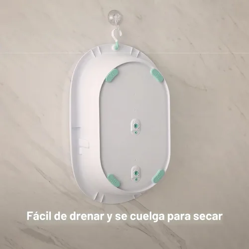 Miniatura 5 de Frida Baby Bañera de bebé 4 en 1 Grow-with-Me, bañera para recién nacidos a niños pequeños con asiento de baño extraíble y respaldo para soporte