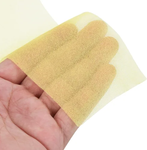 Miniatura 4 de PATIKIL Bádminton Grip Cushion Wrap PE Raqueta de tenis Grip Cinta de respaldo de película Mango antideslizante Cojín Accesorios Amarillo