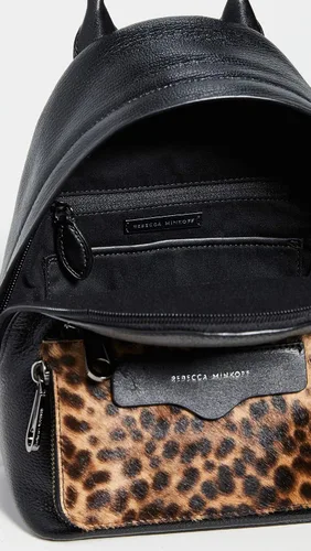 Miniatura 6 de Rebecca Minkoff Emma Mini Mochila convertible para mujer, leopardo haircalf), HF19GLHBB5-966