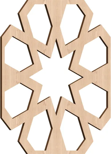 Miniatura 12 de Jackson Decorative Fretwork Wood Wall Panels, Large, 23 3/8" W x 23 3/8" H x 1/4" T, Cherry