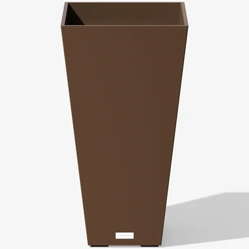 Miniatura 16 de Veradek V-Resin - Macetero cónico para interiores y exteriores, paquete de 2 (26 pulgadas, gris)