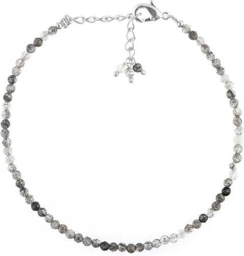 Miniatura 33 de TGH Pulsera de cuentas naturales con piedras preciosas microfacetadas, joyería para ella, cristales curativos energéticos de piedra natal, cadena