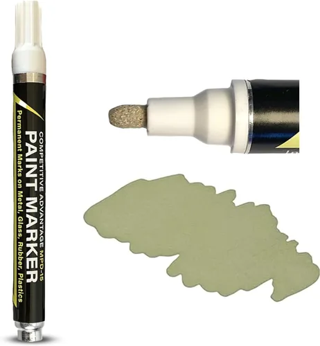 Miniatura 14 de Marcadores de Pintura Esmaltada Competitive Advantage MPD-15 NEGRO - 1 Paquete Marcas Permanentes en Metal, Vidrio, Goma, Plástico y más